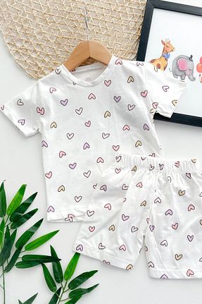 ست بالاتنه و پائین تنه سفید بچه گانه بافتنی Beniizle - کد 925702110
