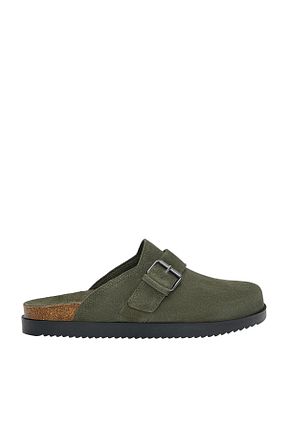 کفش کژوال خاکی مردانه چرم خالص Pull & Bear - کد 931304475