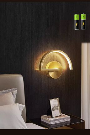 چراغ دیواری زرد فلزی Luna Lighting - کد 931330555