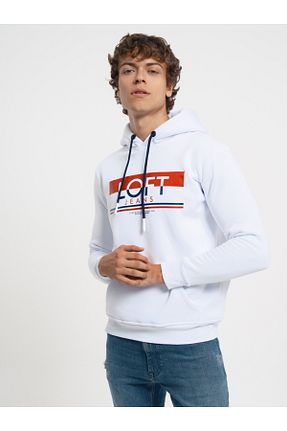 سوئیشرت سفید مردانه ساده Loft - کد 769103376