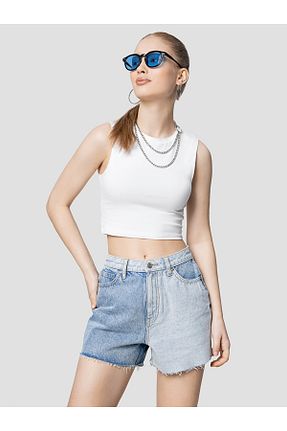 شلوارک و برمودا آبی زنانه رگولار Loft - کد 673830659
