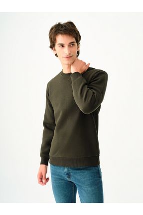 سوئیشرت خاکی مردانه ساده Loft - کد 760143896