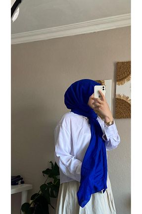شال سرمه ای زنانه پنبه ای Style vibe - کد 754491037