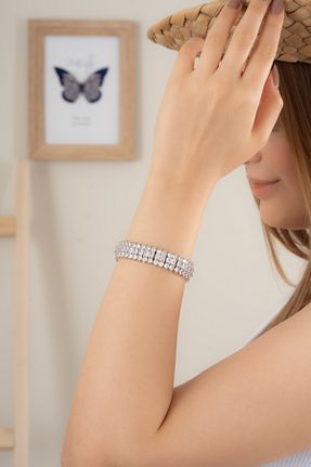 دستبند استیل (فولاد) رنگی زنانه استیل (فولاد) Finesa Jewelry - کد 899073978