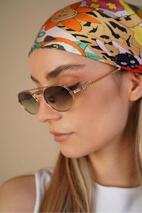 عینک آفتابی سبز زنانه 58 Stil Noktası - کد 931311415