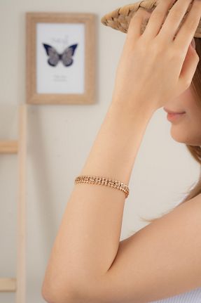 دستبند استیل (فولاد) رنگی زنانه استیل (فولاد) Finesa Jewelry - کد 899073991