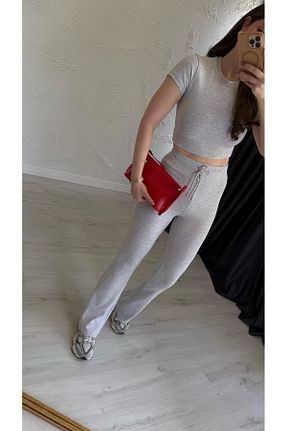 ست بالاتنه و پائین تنه بژ زنانه بافتنی elif teke - کد 931317199