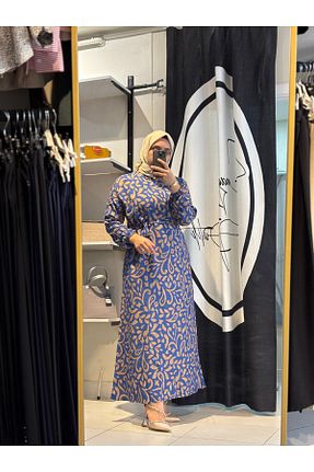 لباس حجاب آبی Kalem Butik - کد 931334463
