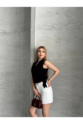 بلوز مشکی زنانه ساده Kurtayfashion - کد 931332504