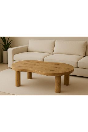 میز جلو مبلی قهوه ای چوب Trihome - کد 929458668
