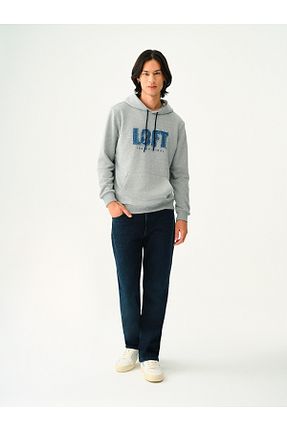 سوئیشرت طوسی مردانه ساده Loft - کد 857293809
