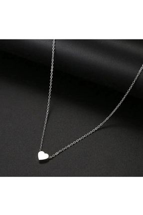 گردنبند جواهر طوسی زنانه Staınless - کد 933211670
