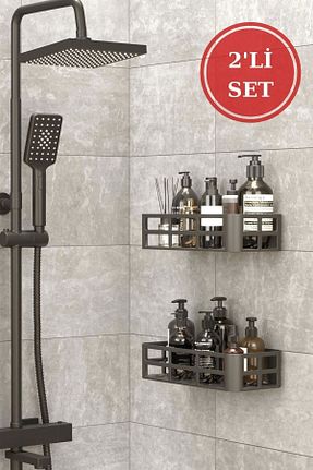 نظم دهنده حمام طوسی پلاستیک BRAMBLE LIFE - کد 825557565
