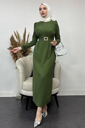 لباس حجاب خاکی زنانه Kalem Tesettür Diyarı - کد 931374195