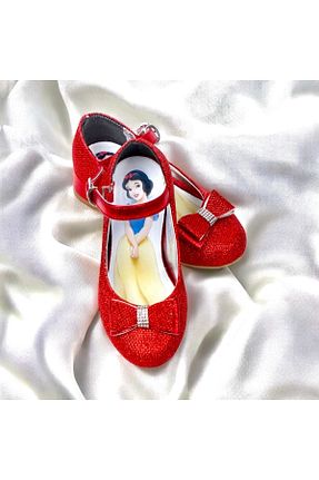 کفش مجلسی قرمز بچه گانه پاشنه ضخیم Görkem bebe ayakkabı ve tekstil - کد 931368122