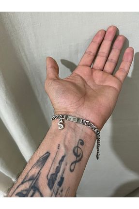 دستبند استیل (فولاد) طوسی زنانه استیل (فولاد) Çelik - کد 931368913