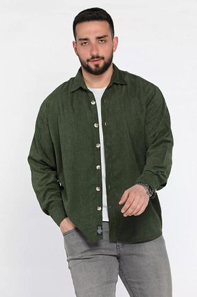 پیراهن خاکی مردانه رگولار MİSHAR İTALİA - کد 931384636