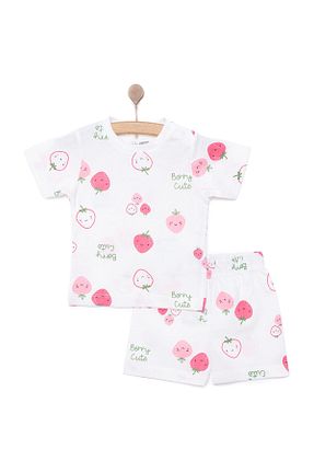 ست لباس راحتی نباتی بچه گانه چاپی ebebek Hello Baby - کد 931412462