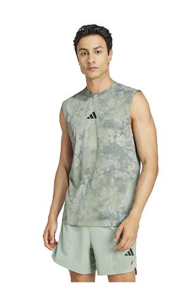 رکابی سبز مردانه بدون آستین adidas - کد 931422876