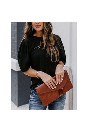 بلوز رنگی زنانه ساده Marsilyan - کد 931424539