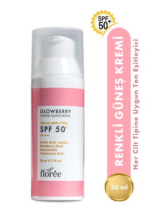 کرم ضد آفتاب صورت SPF 50 + Floree Organics - کد 920729606