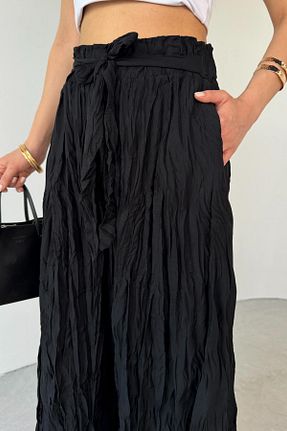 شلوار مشکی زنانه پارچه Cappmoda - کد 931434036