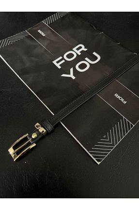کمربند مشکی زنانه زنجیر Fiori - کد 931431780