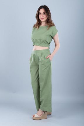 شلوار خاکی زنانه پنبه ای Bonitas Beachwear - کد 931434947