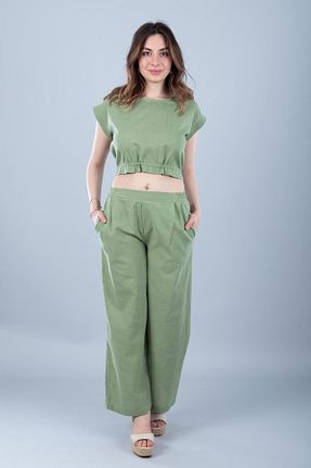 شلوار خاکی زنانه پنبه ای Bonitas Beachwear - کد 931434947