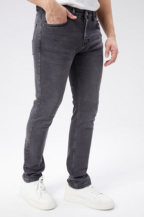 شلوار جین طوسی مردانه رگولار MD MARSHALL DENIM - کد 931440930