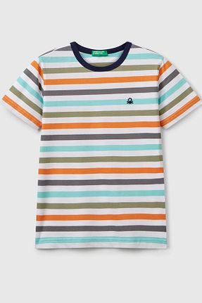 تیشرت اسپرت رنگی بچه گانه رگولار Benetton - کد 931448503