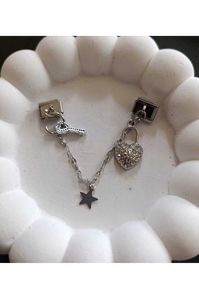 دستبند استیل (فولاد) طوسی زنانه استیل ضد زنگ HKN AVM ACCESSORİES - کد 929079068