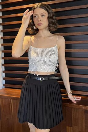 بلوز سفید زنانه رگولار GÜLSELİ - کد 931451742