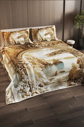 پیکه و ست پیکه دونفره بژ پنبه ای Monohome - کد 931438207