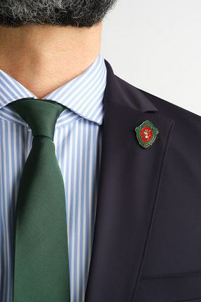 سنجاق سینه قرمز زنانه فلزی Bastetstyle - کد 903411863