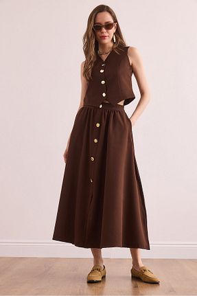 ست بالاتنه و پائین تنه سرمه ای زنانه بافتنی Olalook - کد 926652787