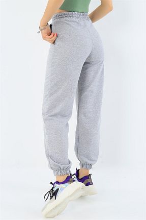 شلوار کرمگن طوسی زنانه Relaxed LC Waikiki - کد 931479690