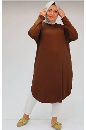 تونیک حجاب قهوه ای زنانه ویسکون Genel Markalar - کد 932267791