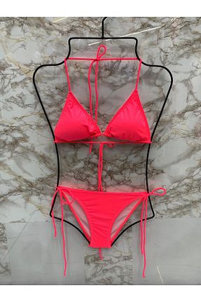 ست بیکینی رنگی زنانه نخ XORVİO - کد 931481999