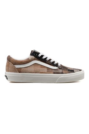 کفش اسنیکر قهوه ای زنانه بند دار Vans - کد 931476534