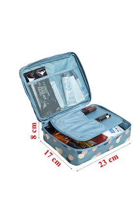 کیف آرایش آبی Ecoform - کد 928897899