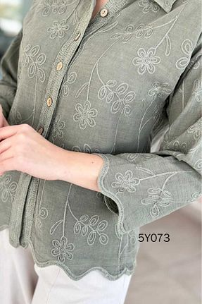 پیراهن خاکی زنانه رگولار Seviliko - کد 931486602