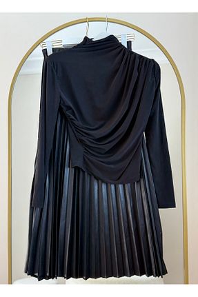 ست بالاتنه و پائین تنه مشکی زنانه بافتنی Bahar Altundemir - کد 931490592