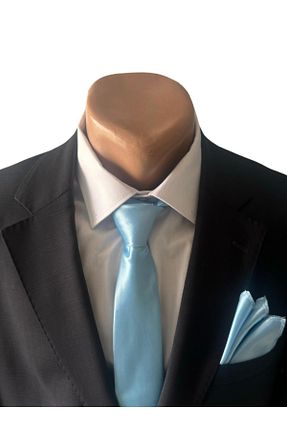 کراوات آبی مردانه پلی استر HARES - کد 821744570