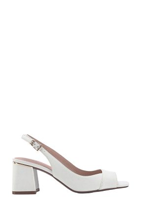صندل سفید زنانه پاشنه تخت Nine West - کد 932169710