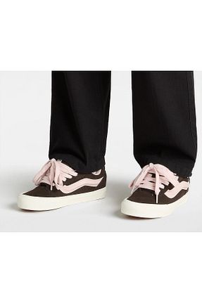 کفش اسنیکر قهوه ای زنانه بند دار Vans - کد 931494485