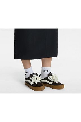 کفش اسنیکر قهوه ای زنانه بند دار Vans - کد 931492890