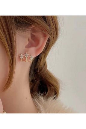 گوشواره جواهر زرد زیرکن LIBIS - کد 903009276