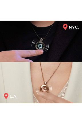 گردنبند جواهر رنگی زنانه استیل ضد زنگ Totwoo - کد 933878799