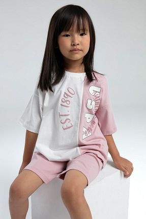 ست بالاتنه و پائین تنه صورتی بچه گانه بافتنی U.S. Polo Assn. - کد 931839992